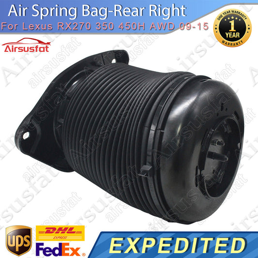 for Lexus RX270 350 450H AWD 09-15 Rear Right Air Spring Bag Pneumatic Cylinder