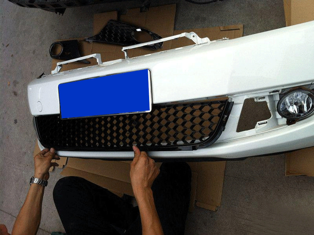 Front Bumper Grille Mesh Grill Fog Light Cover for VW for Golf 6 MK6 Non-GTI 2009-13