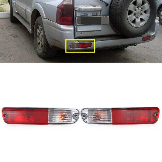 Pair Rear Reflector Signal Lamp For 2003-2006 for Mitsubishi Pajero Montero V73 V75