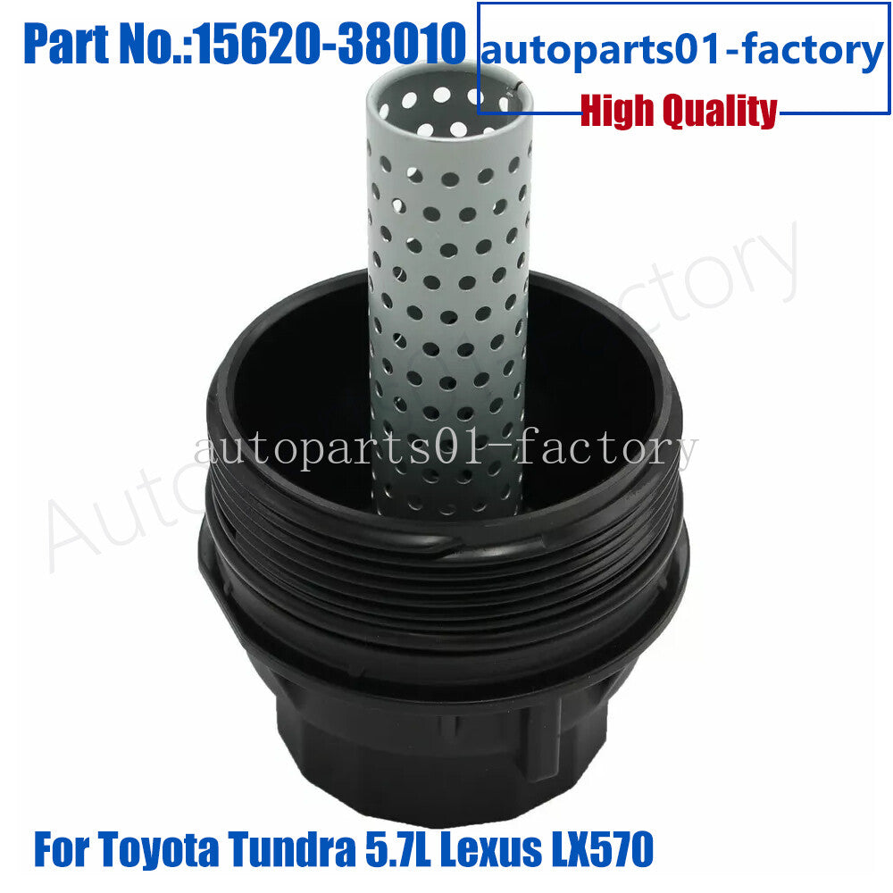 Engine Oil Filter Housing Cap Fit for Toyota Tundra 5.7L for Lexus LX570