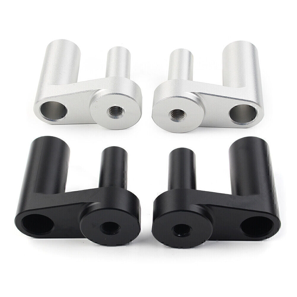 Handlebar Risers Kit 1.625 Back Move Mount Clamp Fit for BMW R1200RT R1250RT Silver