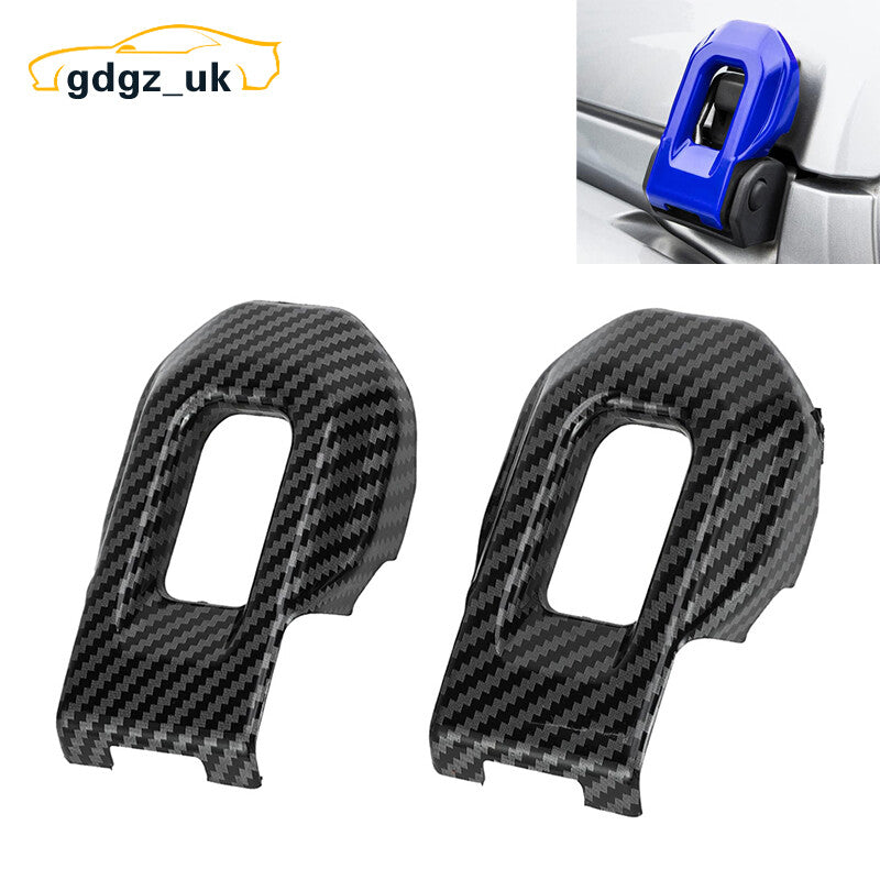 2pcs Hood Latch Lock Catch Brackets Cover for Jeep for Wrangler JL JLU Gladiator JT