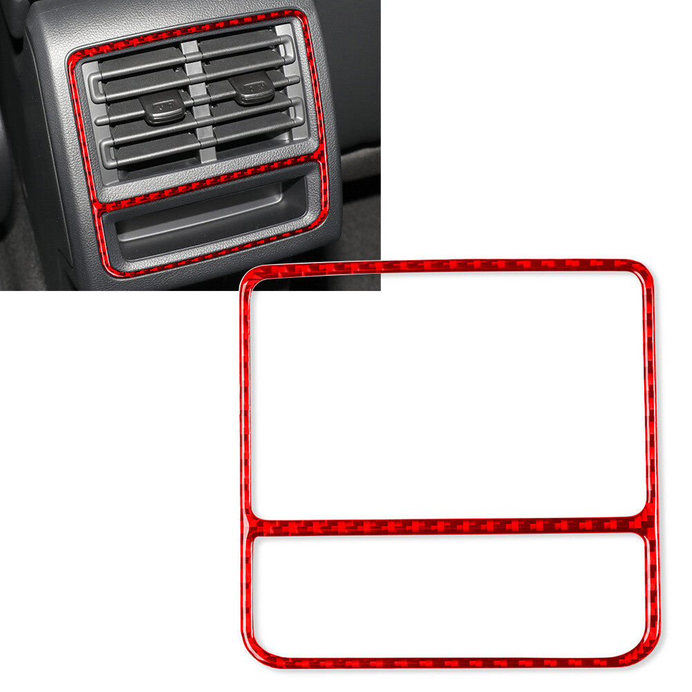 Innenraum R¨¹cksitz Air Vent Outlet Frame Cover Trim F¨¹r for VW for Golf 8 MK8 21-23 Rot