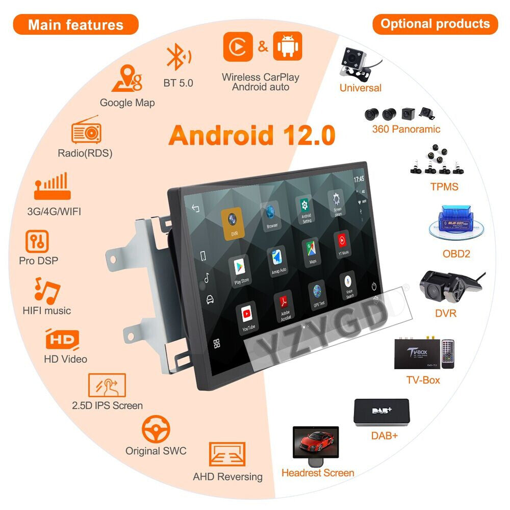 Android Car Radio CarPlay for Land Rover for Range Rover Vogue L405 2013-2017 Screen