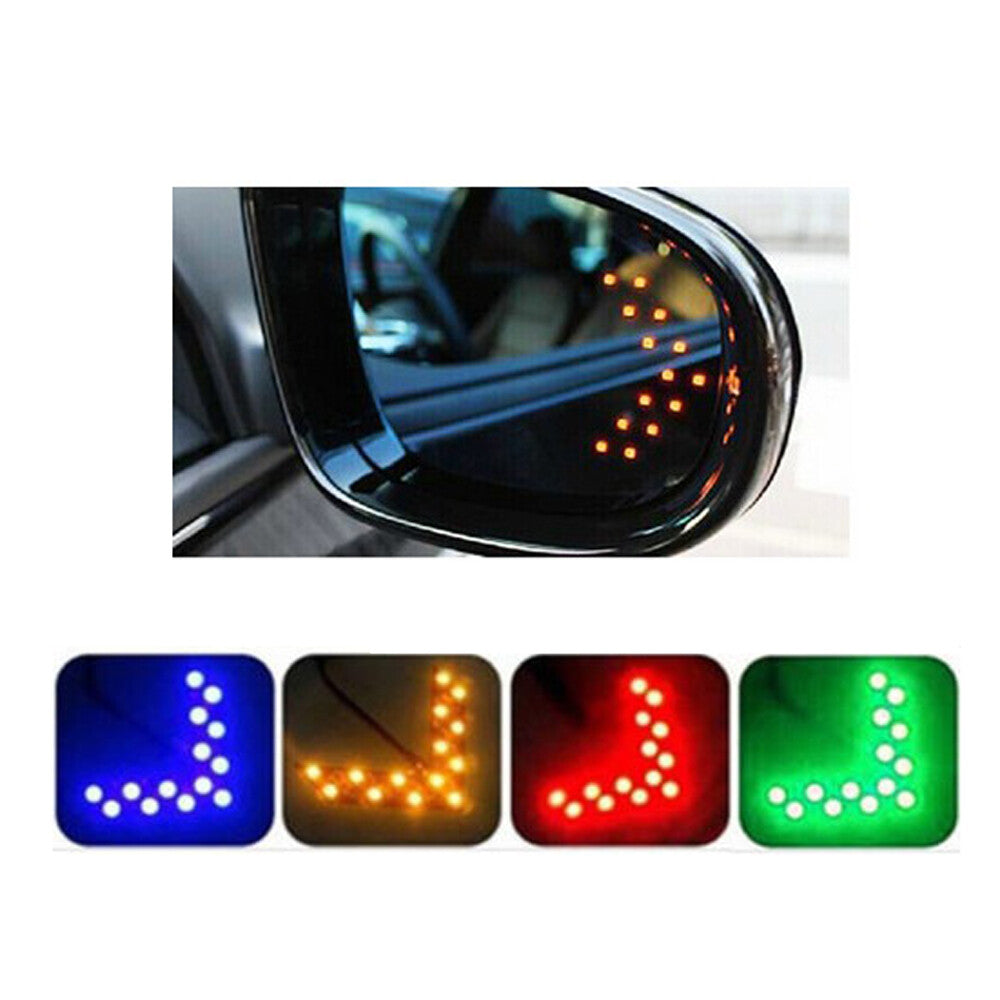 2x Car Auto Side Rear View Mirror 14-SMD LED Lamp Turn Signal Light Accessories