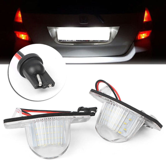Car 18 LED Number License Plate Light Lamp for Honda for Jazz Odyssey Stream CRV