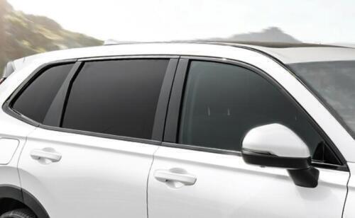 for Honda CR-V CRV 23-2024 Black Steel Window Sill  Post Trim Decoration Strip