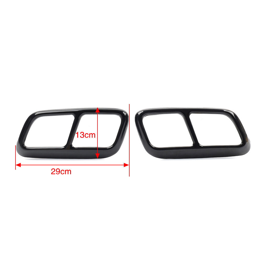 Rear Exhaust Muffler Tail Pipe Cover Trim Fit for Land Rover for Range Rover Sport 18-19