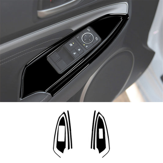 Gloss Black Door Window Control Cover Trim for Lexus RC300 350 200T 2015-2020