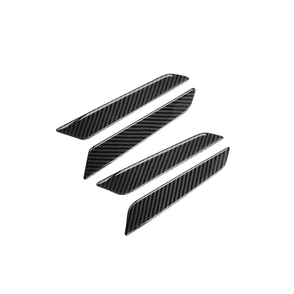 4X Carbon Fiber Door Armrest Trim Panel for Audi Q5 2018-2021