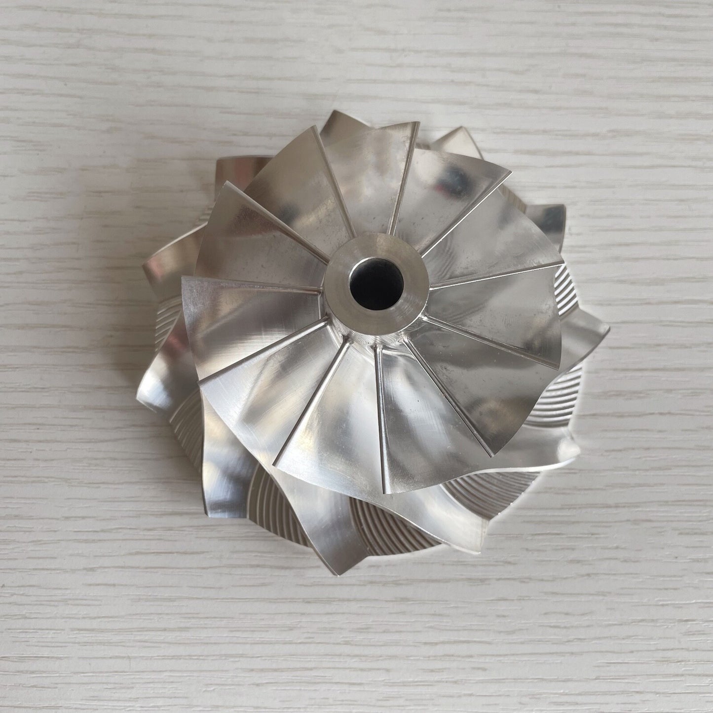 6418-4 75.83/102.75 mm 11+0 Blade Racing Turbocharger Blank Compressor Wheel