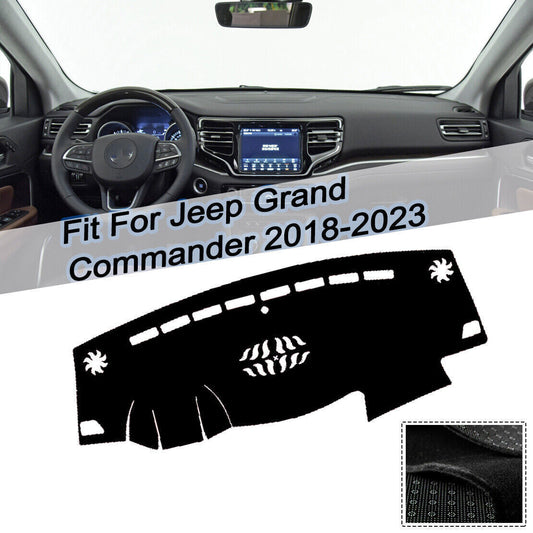1X Inner Dashboard Dash Mat Non-slip DashMat Sun for Jeep Grand Commander 18-23