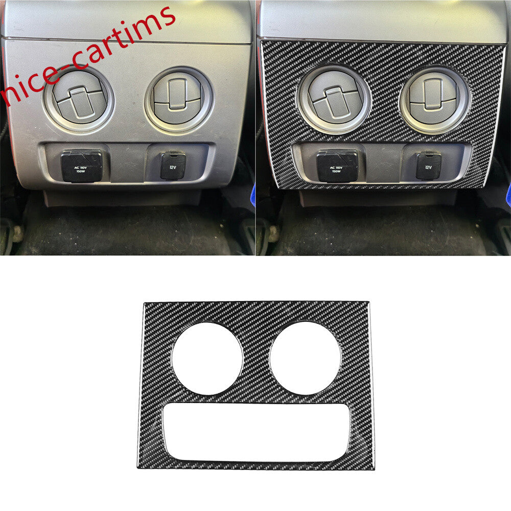 Carbon Fiber Rear Air Vent Outlet Panel Trim for Ford F150 2009-2014 Accessories