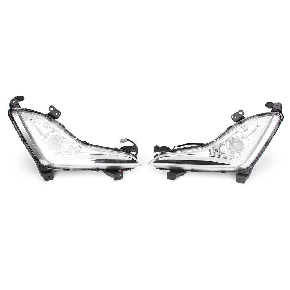 2x LED Daytime Running Fog Driving Lights Lamp DRL Fit for Hyundai for Elantra 2014-2015