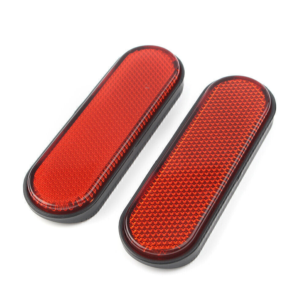 2x Red Motor Front Fork Leg Reflector Cover For Victory Judge Hammer-S Hard-Ball