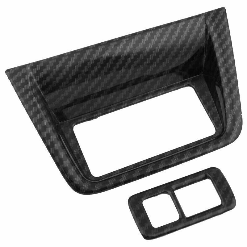 Headlight Button Frame Cover Trim for Honda Accord 10th 2018-2022 Carbon Fiber