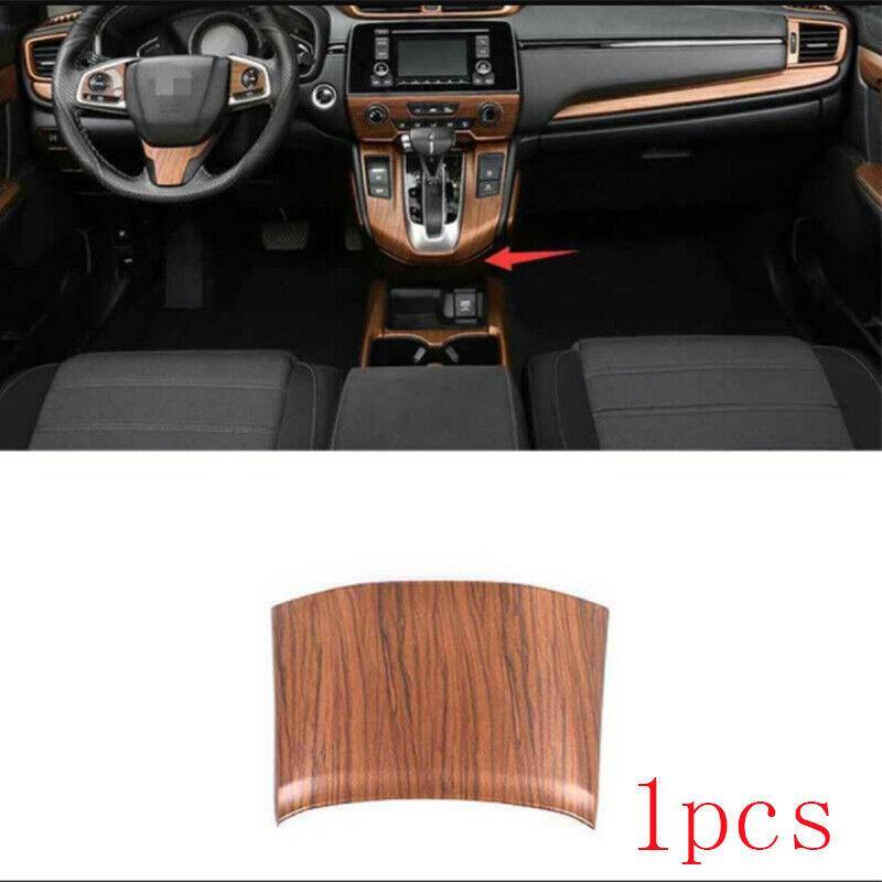 for Honda Car CRV 17-22 Peach Wood Grain Console Gear Shift Lower Cover Trim