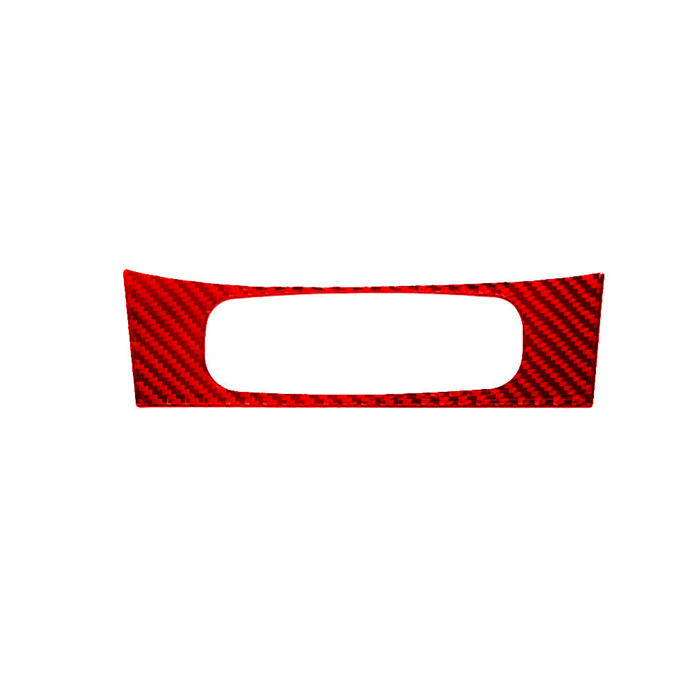 Red Carbon Fiber 12V Button Outer Frame Cover for Hyundai for Veloster JS 2019-2022