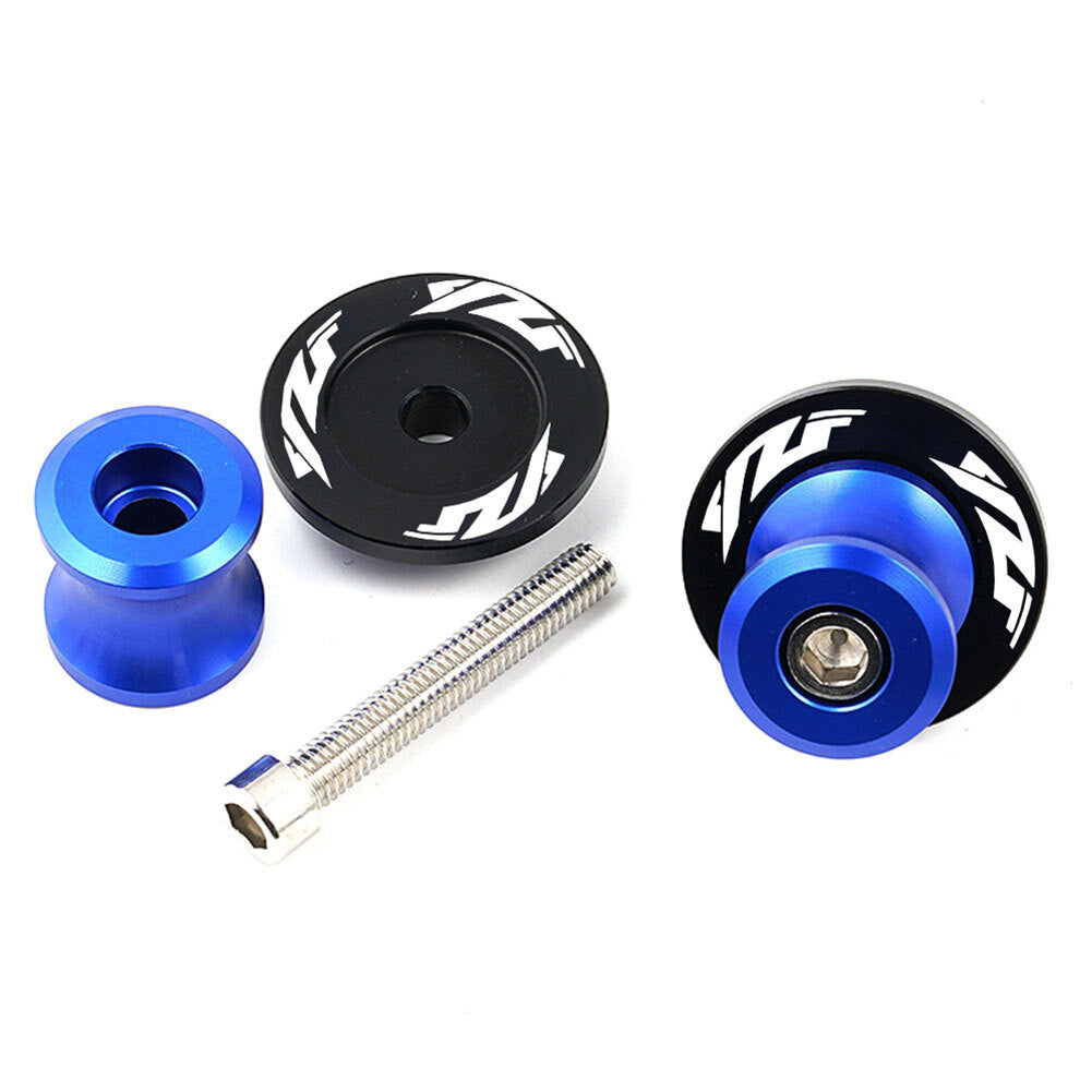 Blue Swingarm Spools Slider Stand ScrewsM6 for Yamaha YZF R1 R3 R6