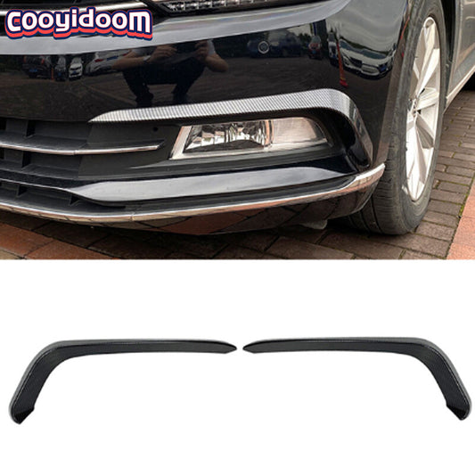 Pair Front Fog Light Cover Sticker Grille for VW for Passat B8 Variant 2016-2020