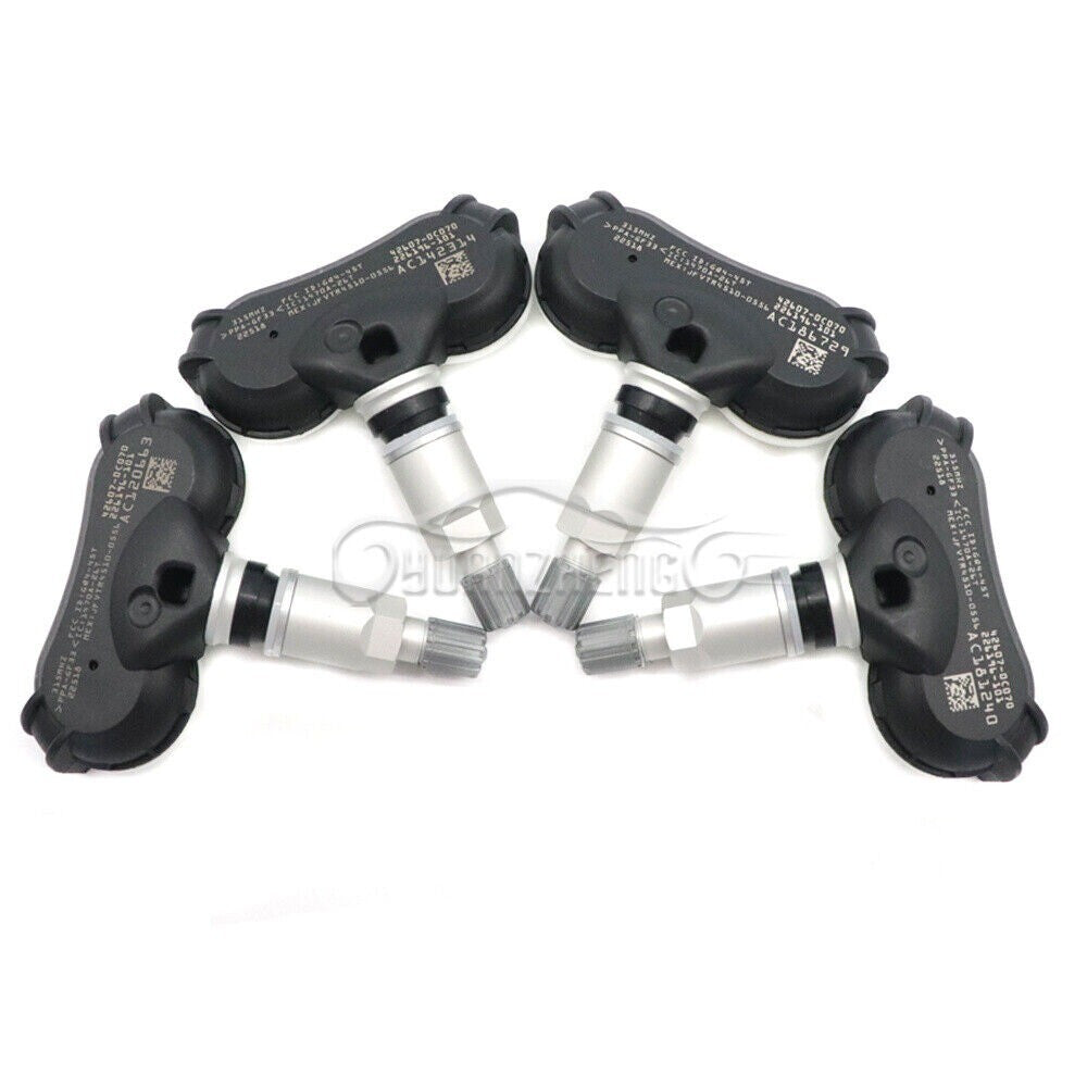 4 Tire Pressure Monitoring Sensors 42607-0C070 for Toyota Sequoia for Sienna Tundra
