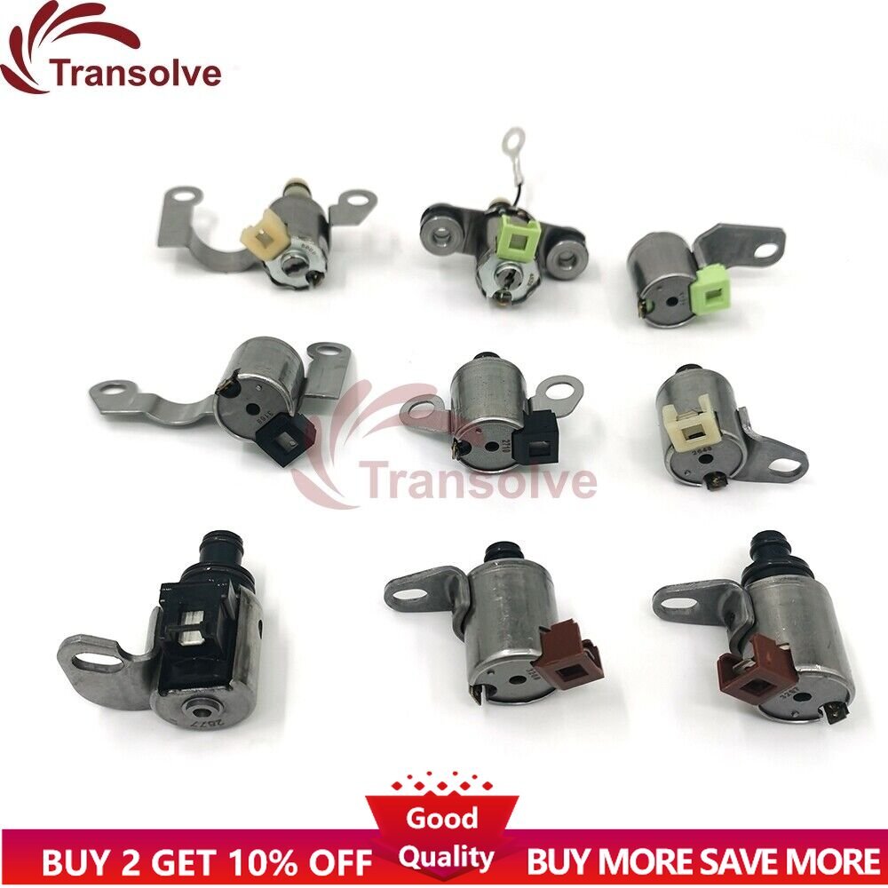 JF506E 09A 09B Auto Transmission Solenoid Valve 9PC/Kit for VW for Jaguar for Land Rover