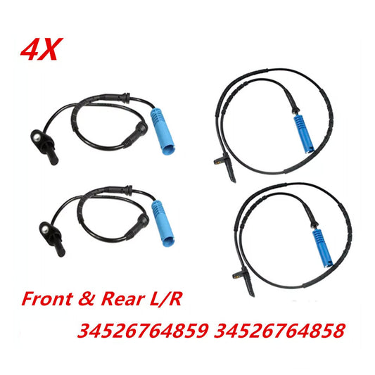 for BMW E90 E91 325xi 328xi 335i xDrive Set of 4 ABS Wheel Speed Sensor NEW