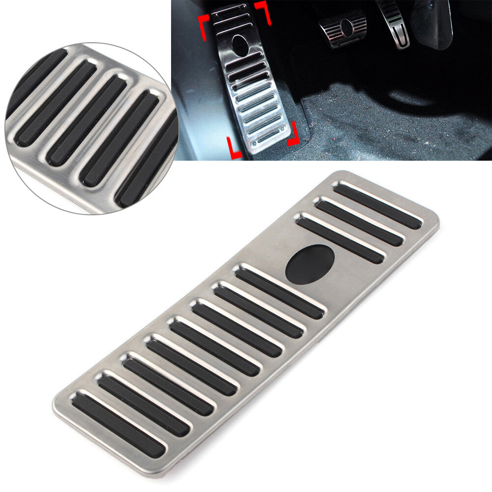 LHD Stainless Steel Footrest Pedal Plate Pad Cover for Maserati for Levante 2017-21