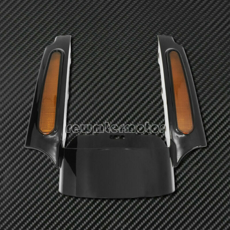 Rear Fender Extension Fascia Turn Signal Orange Fit for Harley Touring 2009-2013