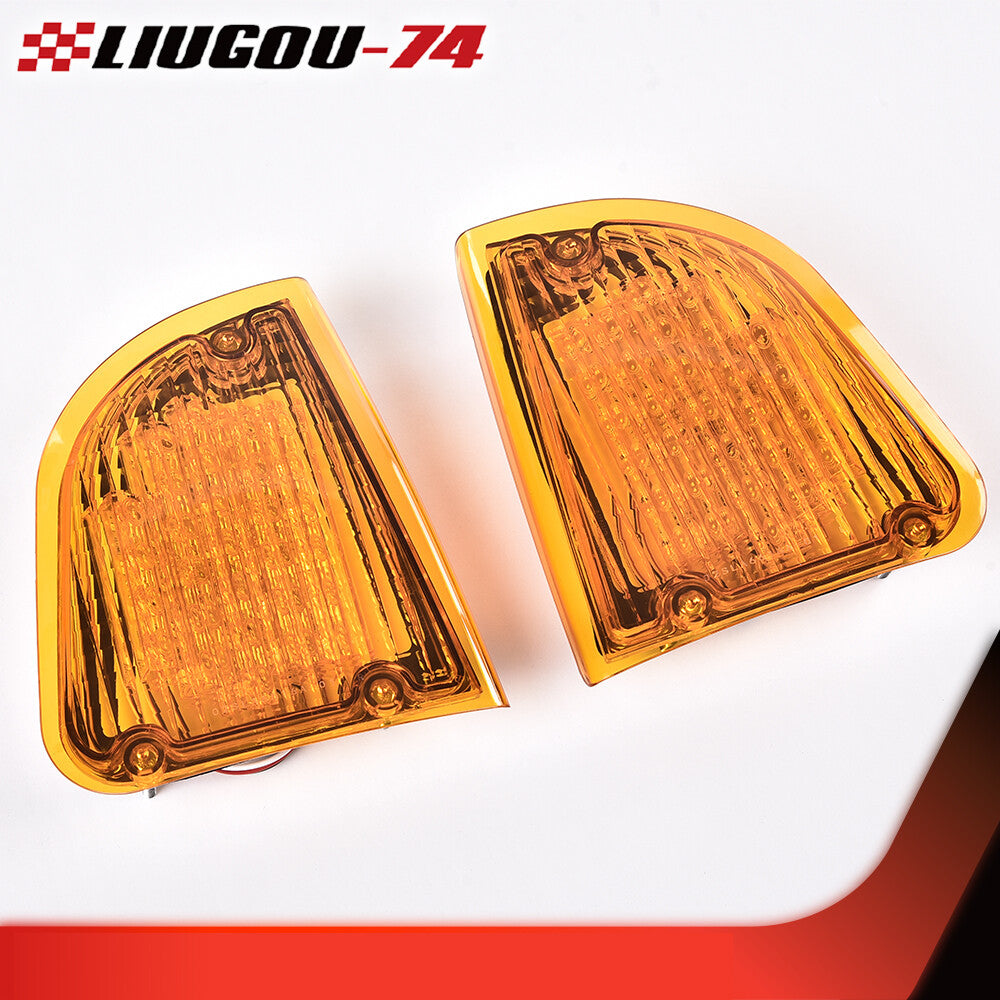 1 Pair of KW for KENWORTH K300 T300 T330 T600 Amber LED Turn Signal Lights (LHRH)