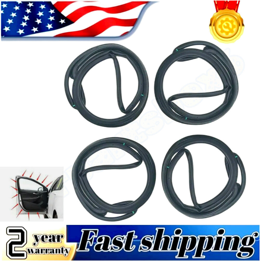 Door Weatherstrip 1-piece set (4 pieces) Opening seals for CIVIC Sedan 2012-2015