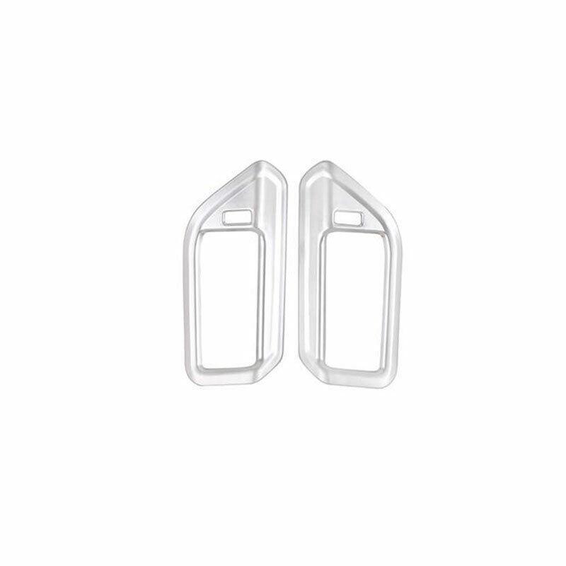 Fit for BMW X5 G05 2019-2021 ABS Chrome B Pillar Vent Air Outlet Frame Trim 2PCS