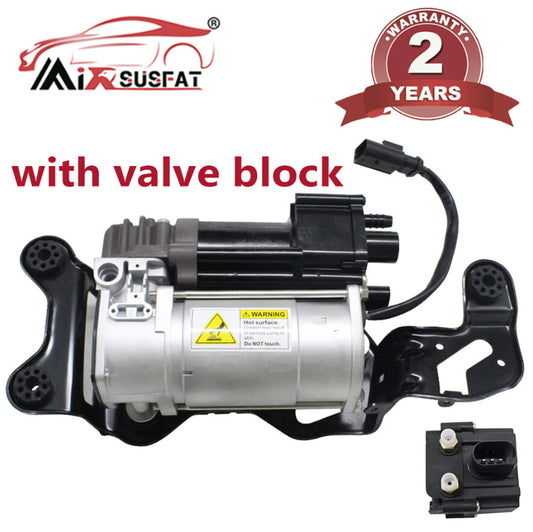 for BMW for BMW X5 F15 F16 F85 F86 AIR SUSPENSION COMPRESSOR PUMP + Valve Block