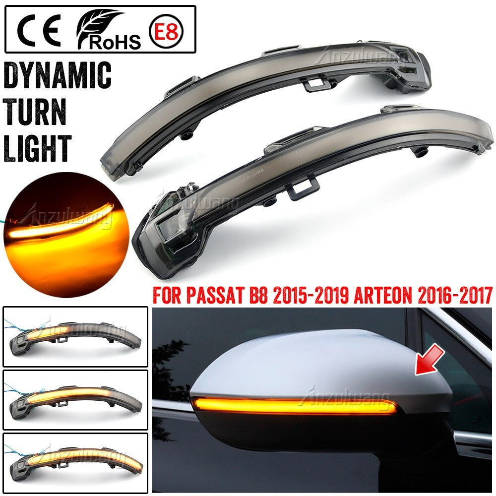 Dynamic Turn Signal Light for VW B8 for Passat B8 2015-2019 2016-2017