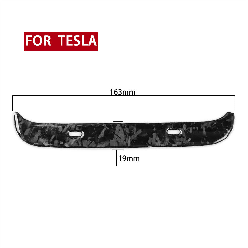 for Tesla Model 3 /Y 2017-23 Forged Carbon Fiber Rear Air Vent Outlet Panel Trim