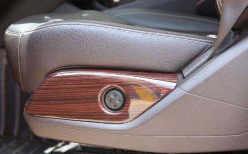 for Benz GLS GLE 2016-19 Brown Wood Grain for Seat Adjust Handle Button Panel Trims