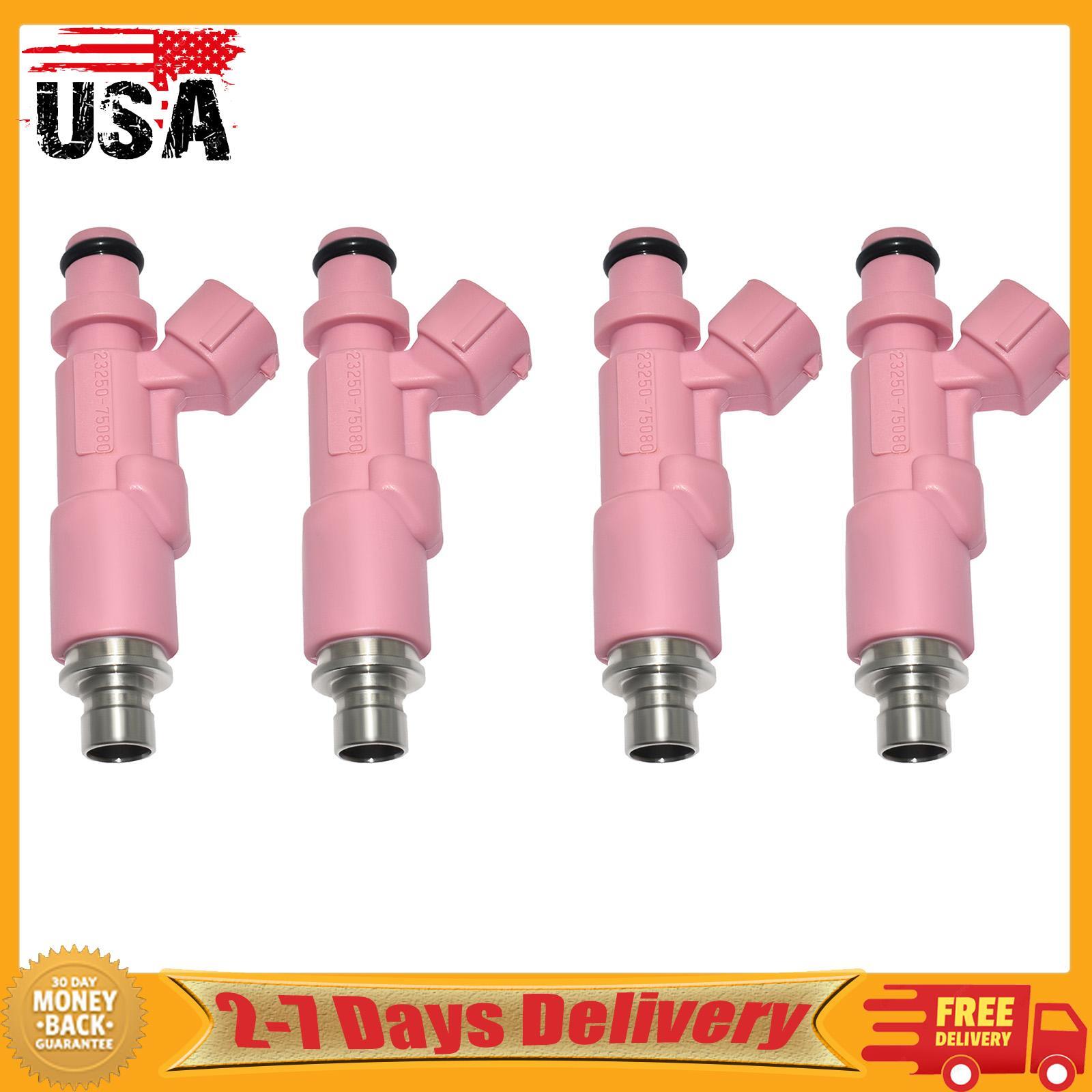 4x Fuel Injector 23250-75080 For 99-2004 for Toyota 4Runner Tacoma 2.7L 2.4L