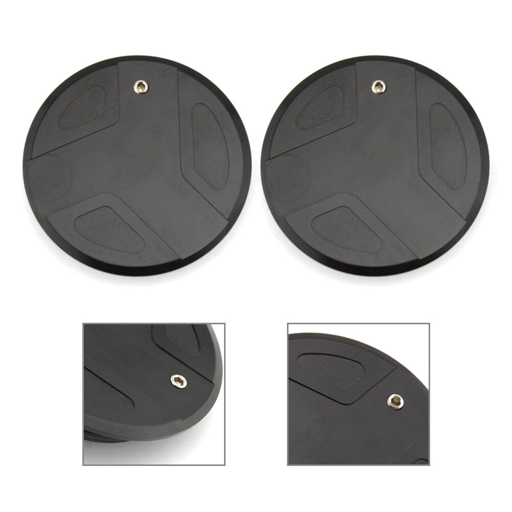 2xFrame Hole Cap Decorate Cover Black Fit for BMW R1200GS LC R1250GS Adventure Motor