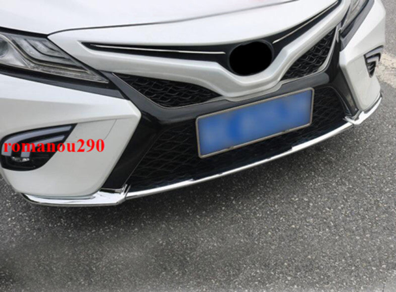 for Toyota for Camry 2018-2020 SE/XSE ABS Chrome Front Bumper Protection Cover Trim