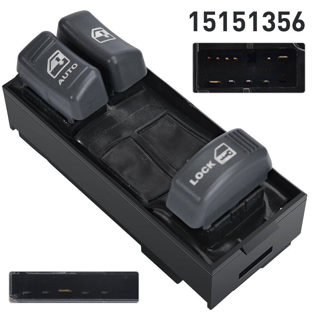 Power Window Switch Front Driver Side Master for Chevy Truck Blazer 2-Door