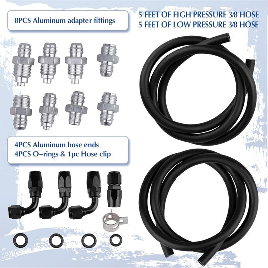 Universal Power Steering Pump Hose Kit for LS Swap LS1 LS3  551082