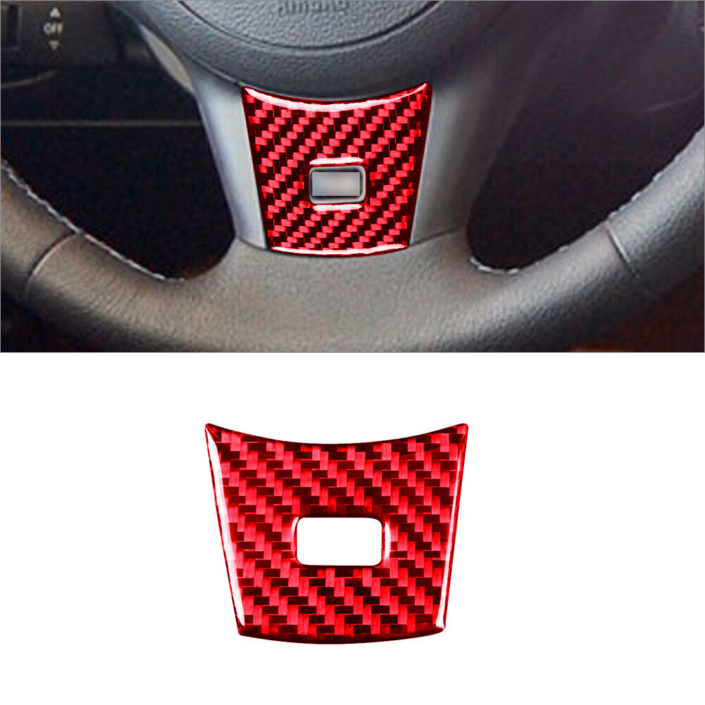 Red Carbon Fiber Steering Wheel Chin Trim for BMW 6 Series M6 2004-2010