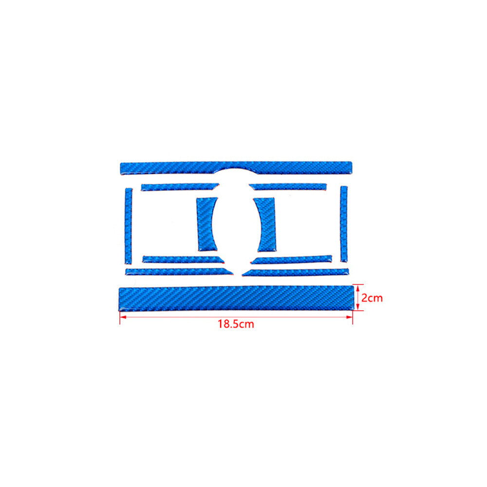 Blue Carbon Fiber Air Conditioning Switch Button Cover For Toyot@ 4Runner 2010+