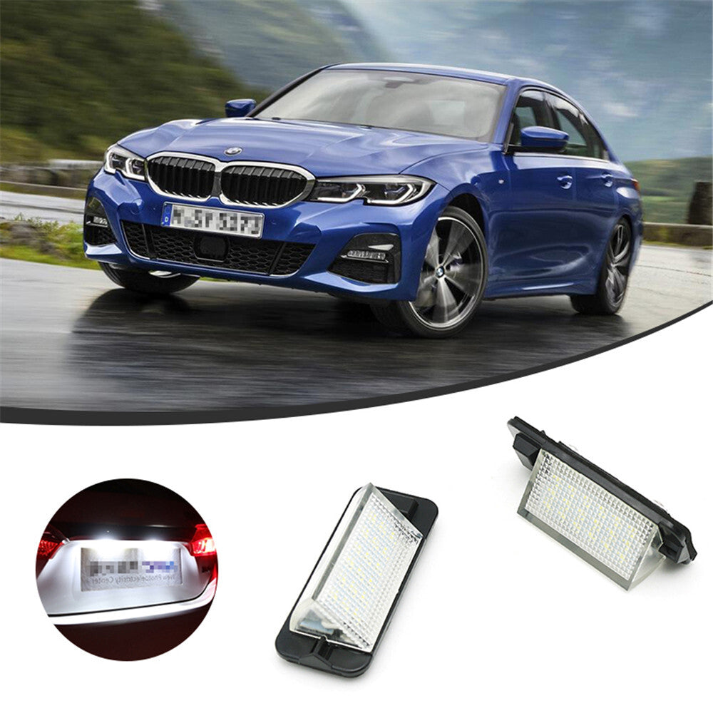 2Pcs Rear LED Number License Plate Light Lamps for BMW E36 3 Series 1992-1999 US