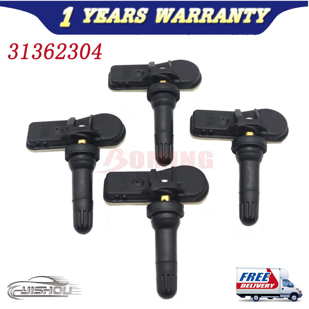 4PCS 31362304 TPMS for Volvo S80 V60 V90 XC90 S60 S90 NEW Tire Pressure Sensor
