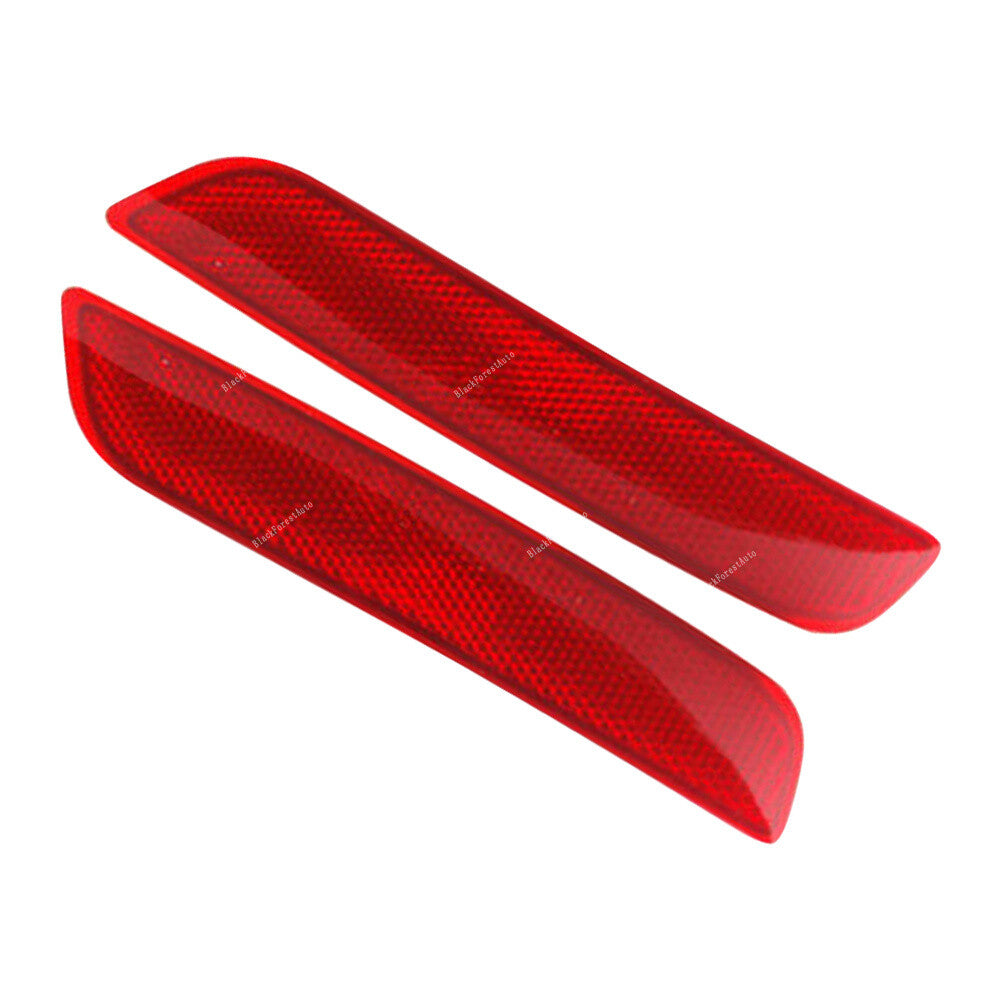 2X Fits for BMW for X5 F15 25dX 28iX 30dX 2013-18 Red Bumper Reflector Light Rear LHRH