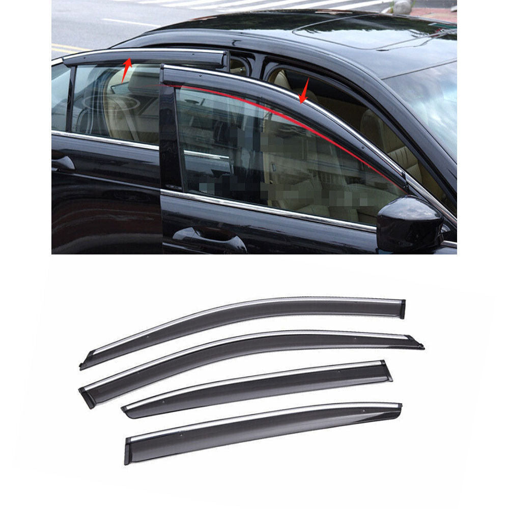 for Honda Accord 8th 2008-2012 Car Window Wind Visors Rain Guard Vent Deflectors