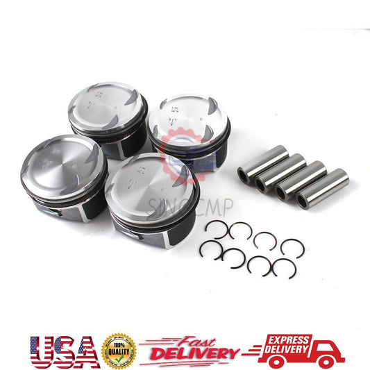 4PCS Pistons Rings Kit Set STD ¦µ82.00mm for Mercedes-Benz W204 W203 A209 C200K