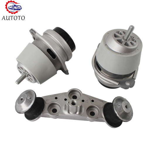 for Porsche for Panamera 970 2012 3x Engine Motor Mounting + Transmission Mount 3.0L