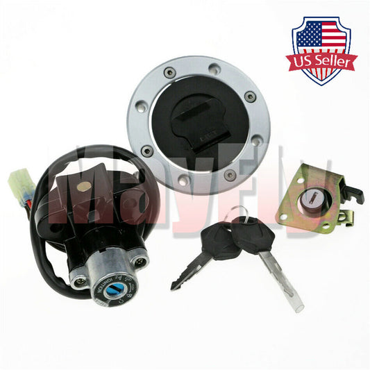 Fit For DL650 DL1000 V-Storm Ignition Switch Lock Fuel Gas Cap Cover for Seat Key
